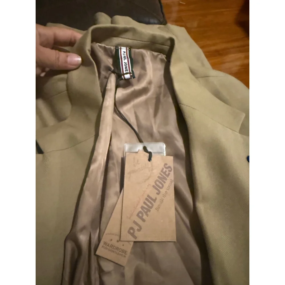 Men's PJ PAUL JONES Beige Sport Coat Blazer 2XL